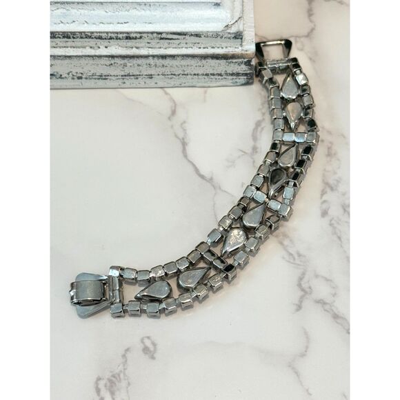 Fabulous Vintage Rhinestone Weiss Bracelet - Picture 4 of 5